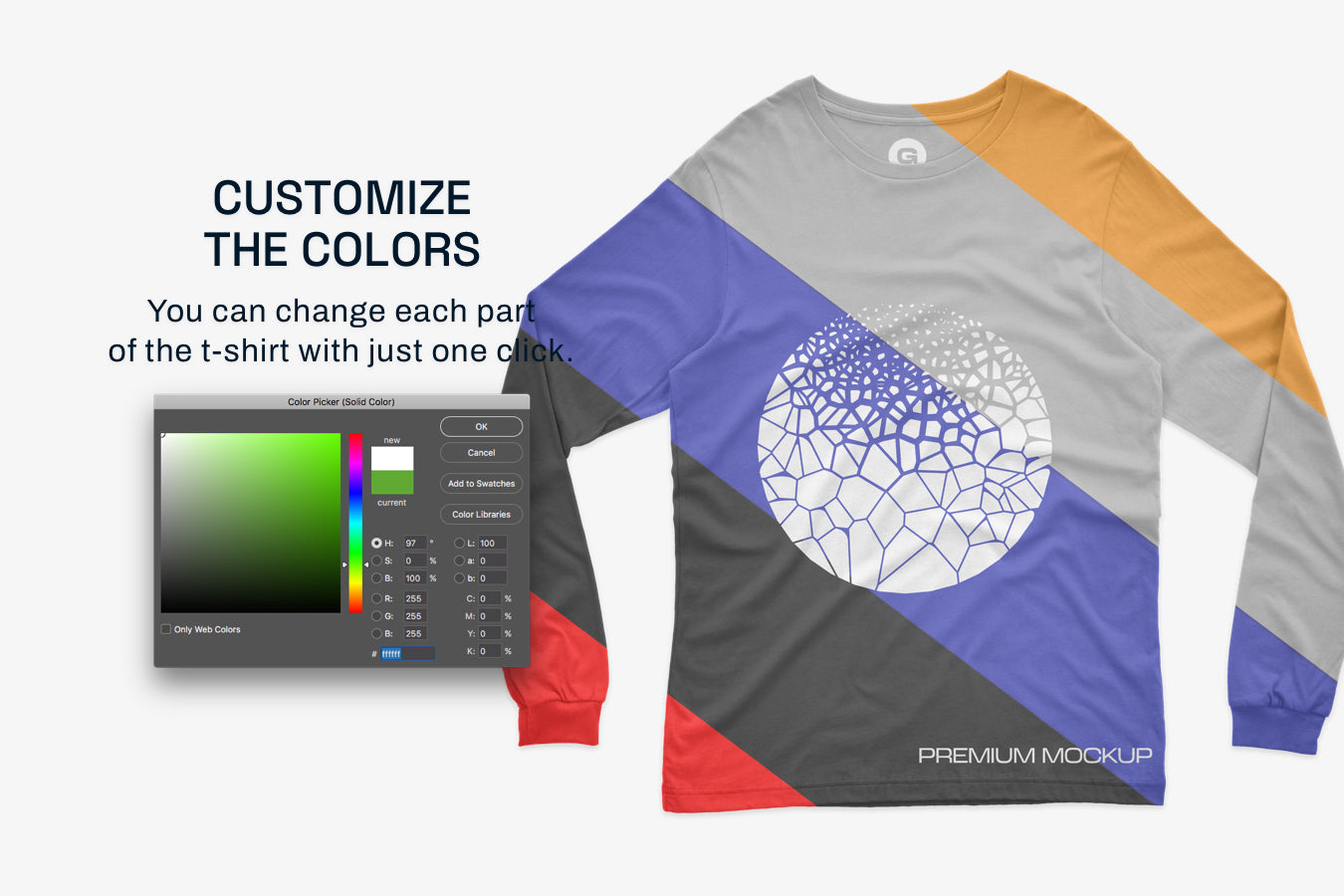 Mens Jersey Long-Sleeve Mockup