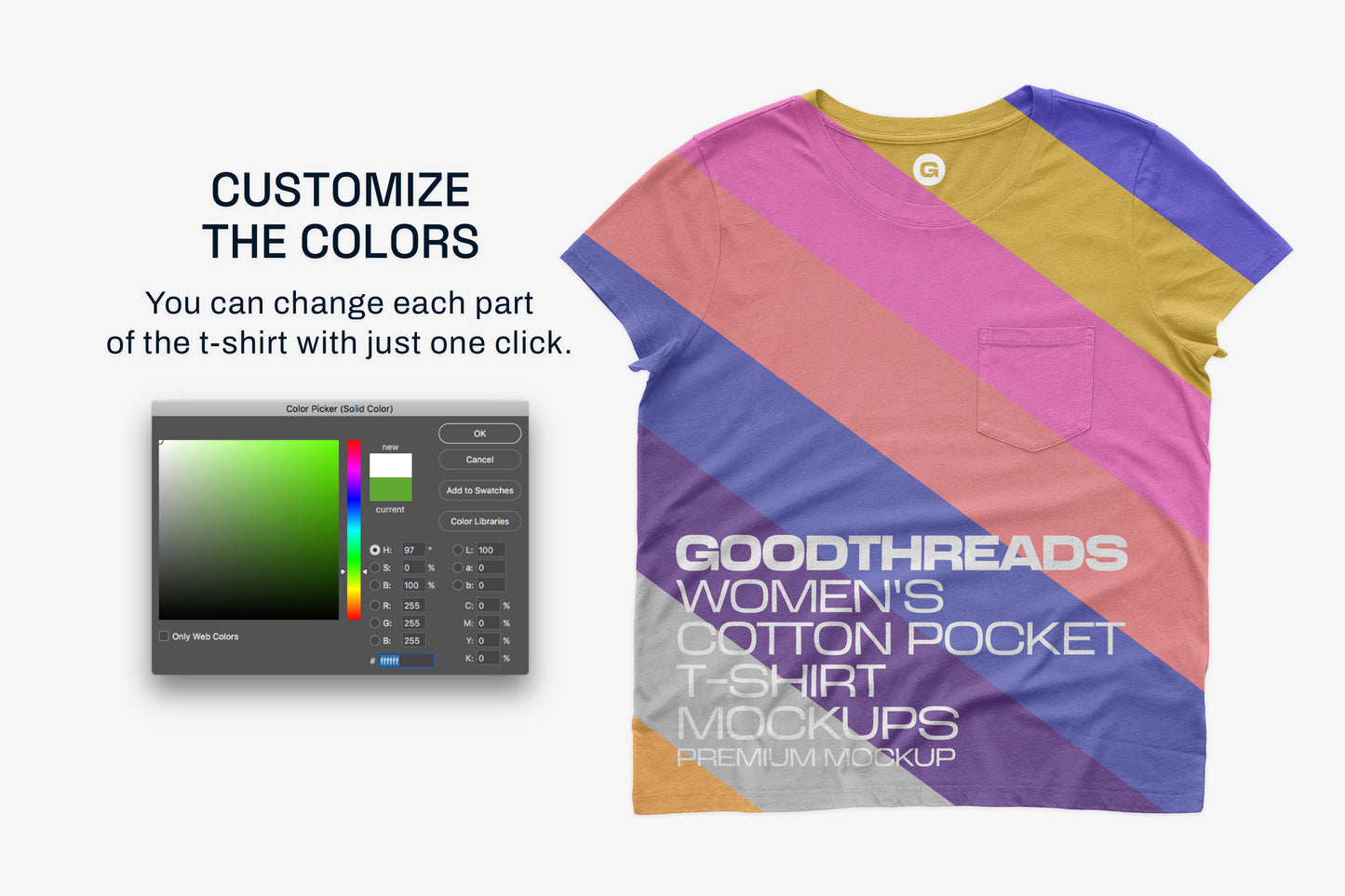 Goodthreads Women's T-Shirt Mockups