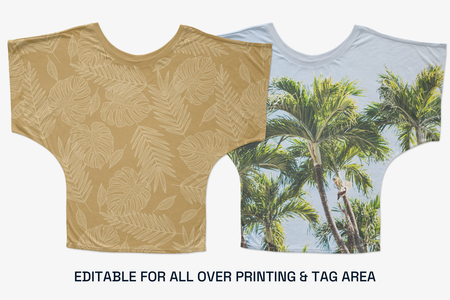 Bella Canvas Draped Sleeve Mockups