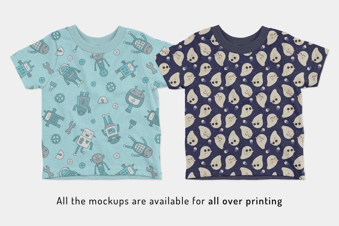 Infant Soft-Cotton T-Shirts Mockups