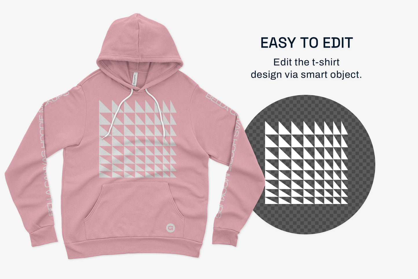 Bella Canvas 3719 Hoodie Mockups