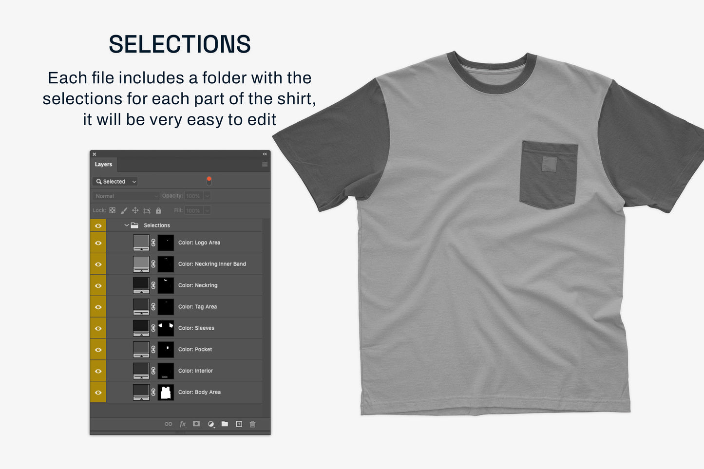 Carhartt K87 Pocket T-Shirt Mockups